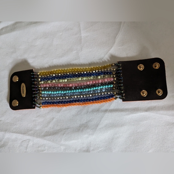 *RETIRED & NIB* Bev Bracelet multicolored beads 8" - Picture 2 of 9